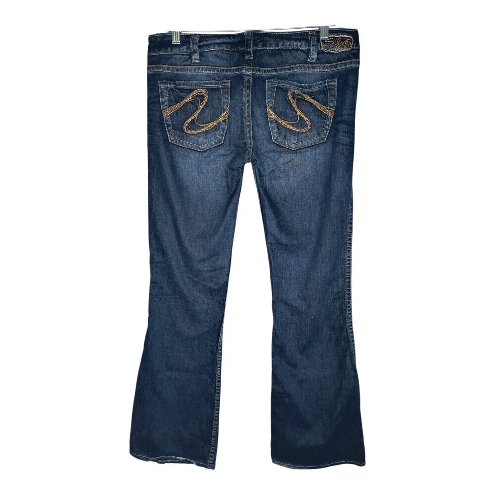Silver Frances Bootcut Jeans Womens W30/L33 Blue Distressed